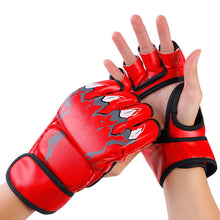Load image into Gallery viewer, 1 Pair Professional Adult Boxing Half Finger Gloves Sanda Taekwondo Fitness Thicken Training Equipment