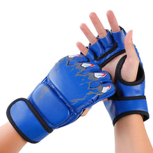 Load image into Gallery viewer, 1 Pair Professional Adult Boxing Half Finger Gloves Sanda Taekwondo Fitness Thicken Training Equipment