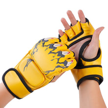 Load image into Gallery viewer, 1 Pair Professional Adult Boxing Half Finger Gloves Sanda Taekwondo Fitness Thicken Training Equipment