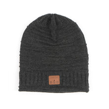 Load image into Gallery viewer, Winter Fleece Warm Bluetooth 5.0 Knitted Hat Talk And Listen To Music Removable Cleaning Wireless Bluetooth Music Hat