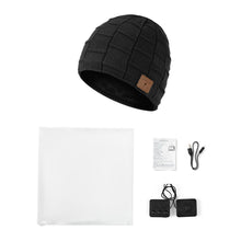 Load image into Gallery viewer, Winter Fleece Warm Bluetooth 5.0 Knitted Hat Talk And Listen To Music Removable Cleaning Wireless Bluetooth Music Hat