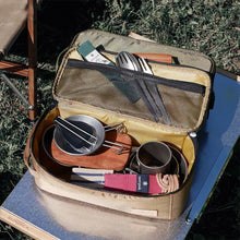 Load image into Gallery viewer, 1PC Portable Outdoor Picnic Cutlery Cup Storage Bag Large Capacity Stove Head Gas Tank Sundry Hand Sorting Bag Camping Supplies