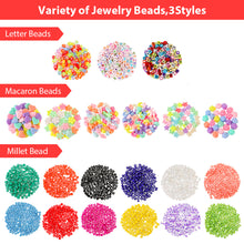 Load image into Gallery viewer, 7544pcs DIY Handmade Beaded Children's Toy Creative Loose Spacer Beads Crafts Making Bracelet Necklace Jewelry Kit Girl Toy Gift