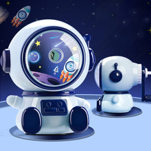 Load image into Gallery viewer, 3 Gear Adjustable Spaceman Pencil Sharpener Cute Cartoon Hand Crank Table Sharpeners Machine Stationery
