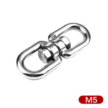 Load image into Gallery viewer, 304 Stainless Steel Marine Mooring 4mm 5mm 6mm 8mm Eye to Eye Swivel Ring Rotating Ring Marine Boat Accessories