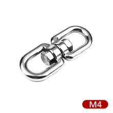 Load image into Gallery viewer, 304 Stainless Steel Marine Mooring 4mm 5mm 6mm 8mm Eye to Eye Swivel Ring Rotating Ring Marine Boat Accessories