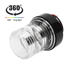 Load image into Gallery viewer, 360 Degree All Round 12V LED Marine Boat Light Navigation Anchor Light Waterproof Boat Light Yacht Sailing Lamp Singnal Warning Lamp