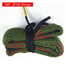 Load image into Gallery viewer, Hunting Gun Bore Cleaner .44 Cal .45 Cal,.40 Cal .41 Cal Rifle Cleaning Kit Tool Rifle Barrel Calibre Rope Cleaner Brush