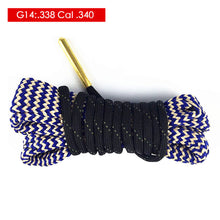 Load image into Gallery viewer, Hunting Gun Bore Cleaner .44 Cal .45 Cal,.40 Cal .41 Cal Rifle Cleaning Kit Tool Rifle Barrel Calibre Rope Cleaner Brush