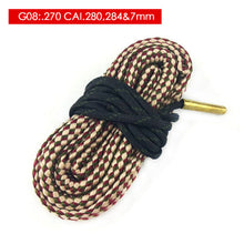 Load image into Gallery viewer, Hunting Gun Bore Cleaner .44 Cal .45 Cal,.40 Cal .41 Cal Rifle Cleaning Kit Tool Rifle Barrel Calibre Rope Cleaner Brush