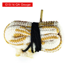 Load image into Gallery viewer, Hunting Gun Bore Cleaner .44 Cal .45 Cal,.40 Cal .41 Cal Rifle Cleaning Kit Tool Rifle Barrel Calibre Rope Cleaner Brush