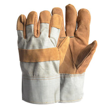 Load image into Gallery viewer, 1Pair Durable Canvas Welder Gloves Anti-Heat Work Safety Gloves for Car Repair Driving For Welding Metal Hand Tools