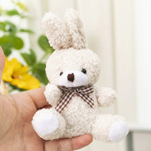 Load image into Gallery viewer, Cute Rabbit Plush Toys Bunny Stuffed Toys Bag Pendant Kids Girls Toy Birthday Gifts Mini Animal Plush Doll Keychain Key Ring