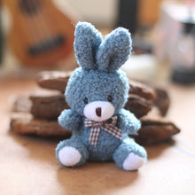 Load image into Gallery viewer, Cute Rabbit Plush Toys Bunny Stuffed Toys Bag Pendant Kids Girls Toy Birthday Gifts Mini Animal Plush Doll Keychain Key Ring