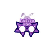Load image into Gallery viewer, Easter Bunny Egg Glasses Frame PVC Easter Photo Booth Props Gifts Happy Easter Party Decoration for Kids Favor Gift Supplies