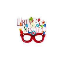 Load image into Gallery viewer, Easter Bunny Egg Glasses Frame PVC Easter Photo Booth Props Gifts Happy Easter Party Decoration for Kids Favor Gift Supplies