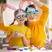 Load image into Gallery viewer, Easter Bunny Egg Glasses Frame Plastic Easter Photo Booth Props Gifts Happy Easter Party Decoration for Kids Favor Gift Supplies