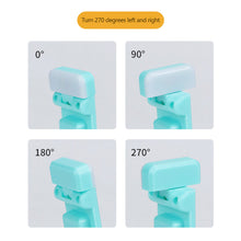 Load image into Gallery viewer, LED Clip-on Bookmark Book Light USB Rechargeable Reading Light Mini Led Brightness Adjustable Portable Bedside Desk Light