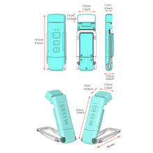 Load image into Gallery viewer, LED Clip-on Bookmark Book Light USB Rechargeable Reading Light Mini Led Brightness Adjustable Portable Bedside Desk Light