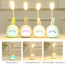 Load image into Gallery viewer, Dimmable LED Desk Lamp Touch Table Lamp USB Rechargable Night Light Touch 3 Gear Dimming Portable Book Reading Lamp