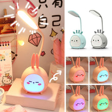 Load image into Gallery viewer, Dimmable LED Desk Lamp Touch Table Lamp USB Rechargable Night Light Touch 3 Gear Dimming Portable Book Reading Lamp