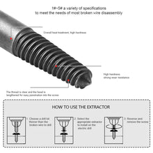 Load image into Gallery viewer, Screw Extractor Center Drill Bits Guide Set Broken Damaged Bolt Remover Center Drill Damaged Bolts Tools
