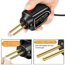 Load image into Gallery viewer, 100W Plastic Hot Stapler Welding Machine Bumper Repair Kit Soldering Iron 100Pcs Staplers For Repair Car