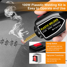 Load image into Gallery viewer, 100W Plastic Hot Stapler Welding Machine Bumper Repair Kit Soldering Iron 100Pcs Staplers For Repair Car