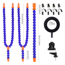 Load image into Gallery viewer, Multi Soldering Helping Hand Tool Table Clip with Magnifying Glass Third Hand Soldering Stand Welding PCB Holder Flexible Arm Soldering Tool