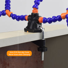 Load image into Gallery viewer, Multi Soldering Helping Hand Tool Table Clip with Magnifying Glass Third Hand Soldering Stand Welding PCB Holder Flexible Arm Soldering Tool