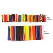 Load image into Gallery viewer, 164pcs Colorful Heat Shrink Tubing 2:1 Assortment Polyolefin Tube Car Cable Sleeving Wrap Wire Kit Insulation Sleeving