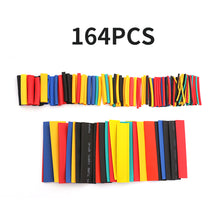 Load image into Gallery viewer, 164pcs Colorful Heat Shrink Tubing 2:1 Assortment Polyolefin Tube Car Cable Sleeving Wrap Wire Kit Insulation Sleeving