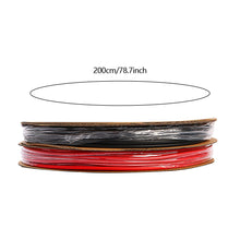 Load image into Gallery viewer, 2m Black Red Heat Shrink Tubing 3:1 Assortment Polyolefin Tube Car Cable Sleeving Wrap Wire Kit Insulation Sleeving