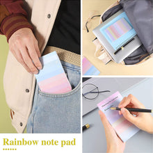 Load image into Gallery viewer, Multicolors Lined To Do List Sticky Notes Portable Self-adhesive Memo Pad Notepad Office Notes Stationery School Supplies