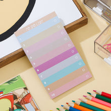 Load image into Gallery viewer, Multicolors Lined To Do List Sticky Notes Portable Self-adhesive Memo Pad Notepad Office Notes Stationery School Supplies