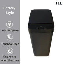 Load image into Gallery viewer, 11L Smart Trash Can Automatic Touch Dustbin Infrared Induction Motion Sensor-Activated Rubbish Bucket for Living Room Bathroom Office