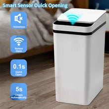 Load image into Gallery viewer, 11L Smart Trash Can Automatic Touch Dustbin Infrared Induction Motion Sensor-Activated Rubbish Bucket for Living Room Bathroom Office