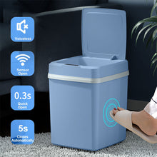 Load image into Gallery viewer, 12L Smart Trash Can Automatic Touch Dustbin Infrared Induction Motion Sensor-Activated Rubbish Bucket for Living Room Bathroom Office