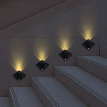 Load image into Gallery viewer, Devil's Fish Wiring-Free Rechargeable Human Body Sensor Light Smart Led Night Light LED Corridor Staircase Magnetic Indoor Wall Light
