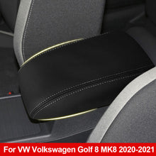 Load image into Gallery viewer, Car Armrest Box Center Console Lid Armrest Cover Interior Accessories Microfiber Leather Cover For VW Volkswagen Golf 8 MK8 2020-2021