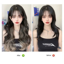 Load image into Gallery viewer, 3pcs Large Wavy Wig Pieces Women's Natural Simulation Wig Pieces Increase Hair Volume Fluffy Long Curly Hair Synthetic Wig