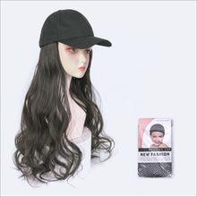 Load image into Gallery viewer, Hooded Wig Large Wavy Long Curly Hair Synthetic Wig Natural Simulation Wig Pieces Hair Extensions for Women
