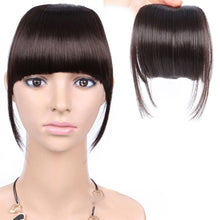 Load image into Gallery viewer, Synthetic Wig Bangs Natural Seamless Wig Piece Lengthened Sideburns Bangs High Temperature Silk Bangs Wig for Women
