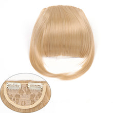 Load image into Gallery viewer, Synthetic Wig Bangs Natural Seamless Wig Piece Lengthened Sideburns Bangs High Temperature Silk Bangs Wig for Women