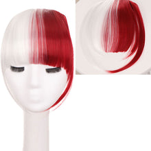 Load image into Gallery viewer, Synthetic Wig Bangs Natural Seamless Wig Piece Lengthened Sideburns Bangs High Temperature Silk Bangs Wig for Women