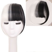 Load image into Gallery viewer, Synthetic Wig Bangs Natural Seamless Wig Piece Lengthened Sideburns Bangs High Temperature Silk Bangs Wig for Women