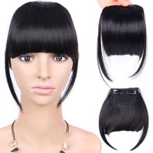 Load image into Gallery viewer, Synthetic Wig Bangs Natural Seamless Wig Piece Lengthened Sideburns Bangs High Temperature Silk Bangs Wig for Women