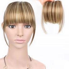 Load image into Gallery viewer, Synthetic Wig Bangs Natural Seamless Wig Piece Lengthened Sideburns Bangs High Temperature Silk Bangs Wig for Women