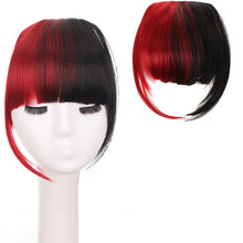 Load image into Gallery viewer, Synthetic Wig Bangs Natural Seamless Wig Piece Lengthened Sideburns Bangs High Temperature Silk Bangs Wig for Women