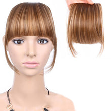 Load image into Gallery viewer, Synthetic Wig Bangs Natural Seamless Wig Piece Lengthened Sideburns Bangs High Temperature Silk Bangs Wig for Women